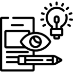 "Icon depicting brand building and marketing strategy"