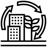 "Icon representing sustainability and eco-friendly practices"